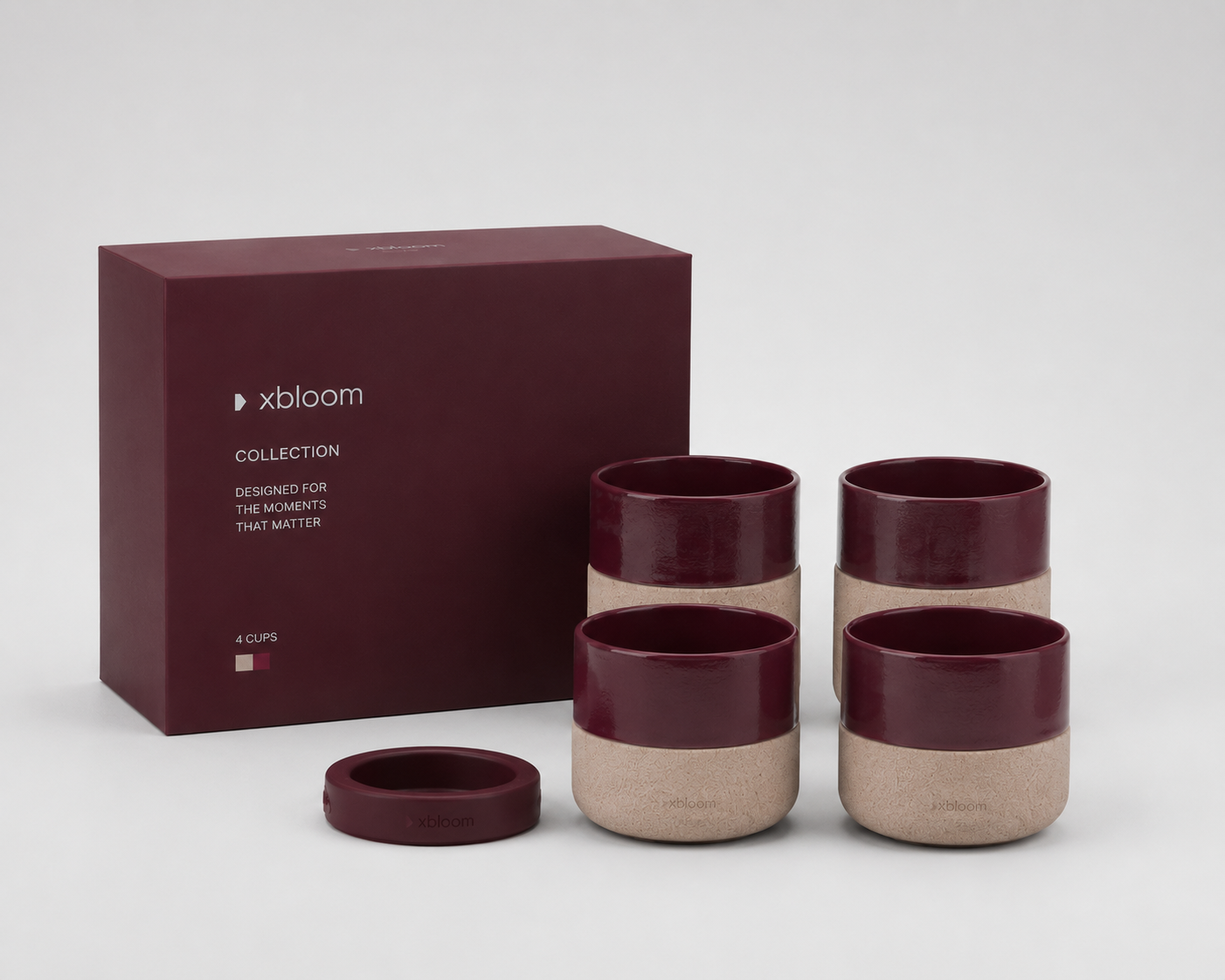 4-Piece Cup Collection Set