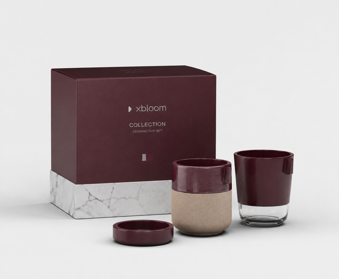 2-Piece Set (Glass + Sleeve Cup)