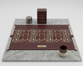 Custom Leather & Sado Dust Cover | Qatari Design Edition
