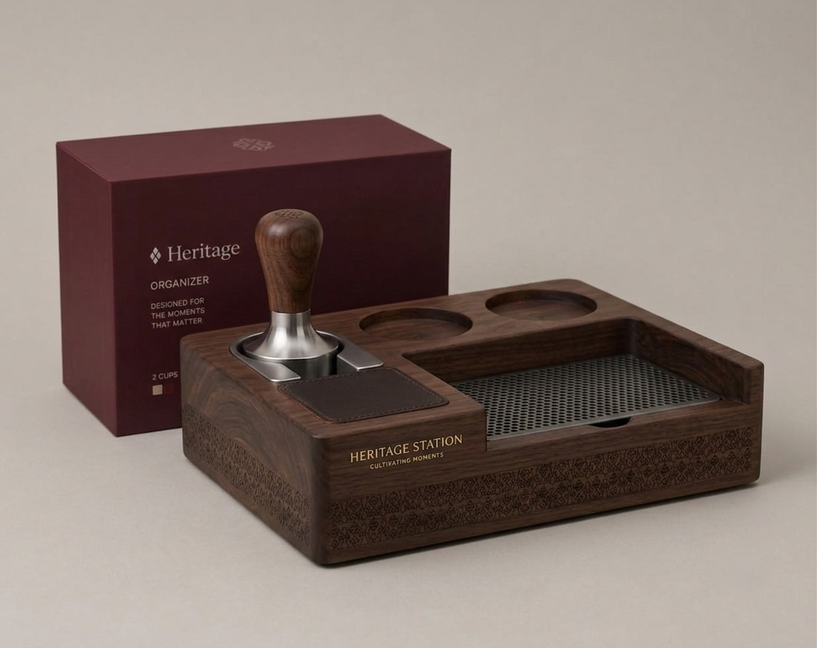 Heritage Wooden Organizer & Drip Station